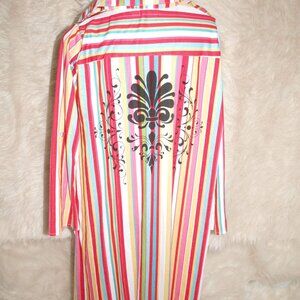 Short Button-UP DRESS/Coverup BY SOUTHERN STITCH Size S USED FOR PHOTO SHOOT